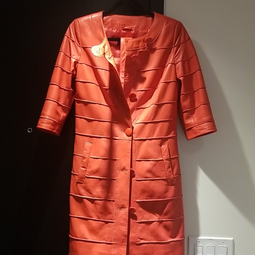 Real  soft leather coat - Picture 5 of 5